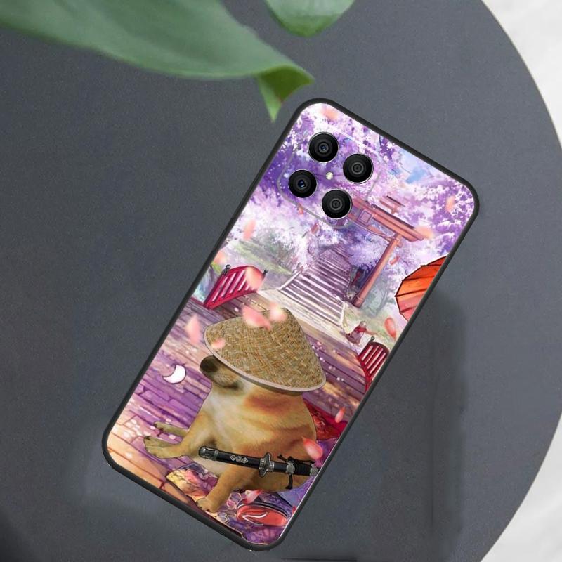 Cheems Doge Meme Funny Doggy For Honor Magic 5 6 7 8 Pro Case For Honor 400 200 50 70 Lite X8c X8b X9a X9b X9c X9d Win RT