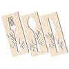 Wooden Fork Spoon Cutter Sign Rustic Wall Decor for Decoration 5Sets