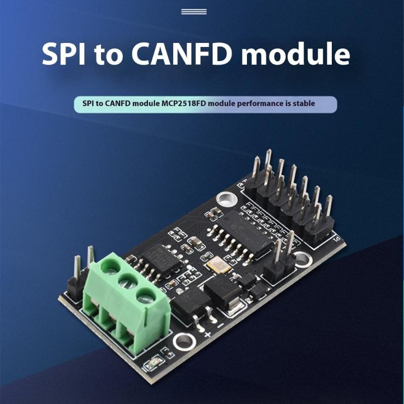 Высокоскоростной модуль интерфейсов SPI к CANFD, поддерживающий протоколы CANFD и скорость передачи 8 Мбит/с, модуль MCP2518FD