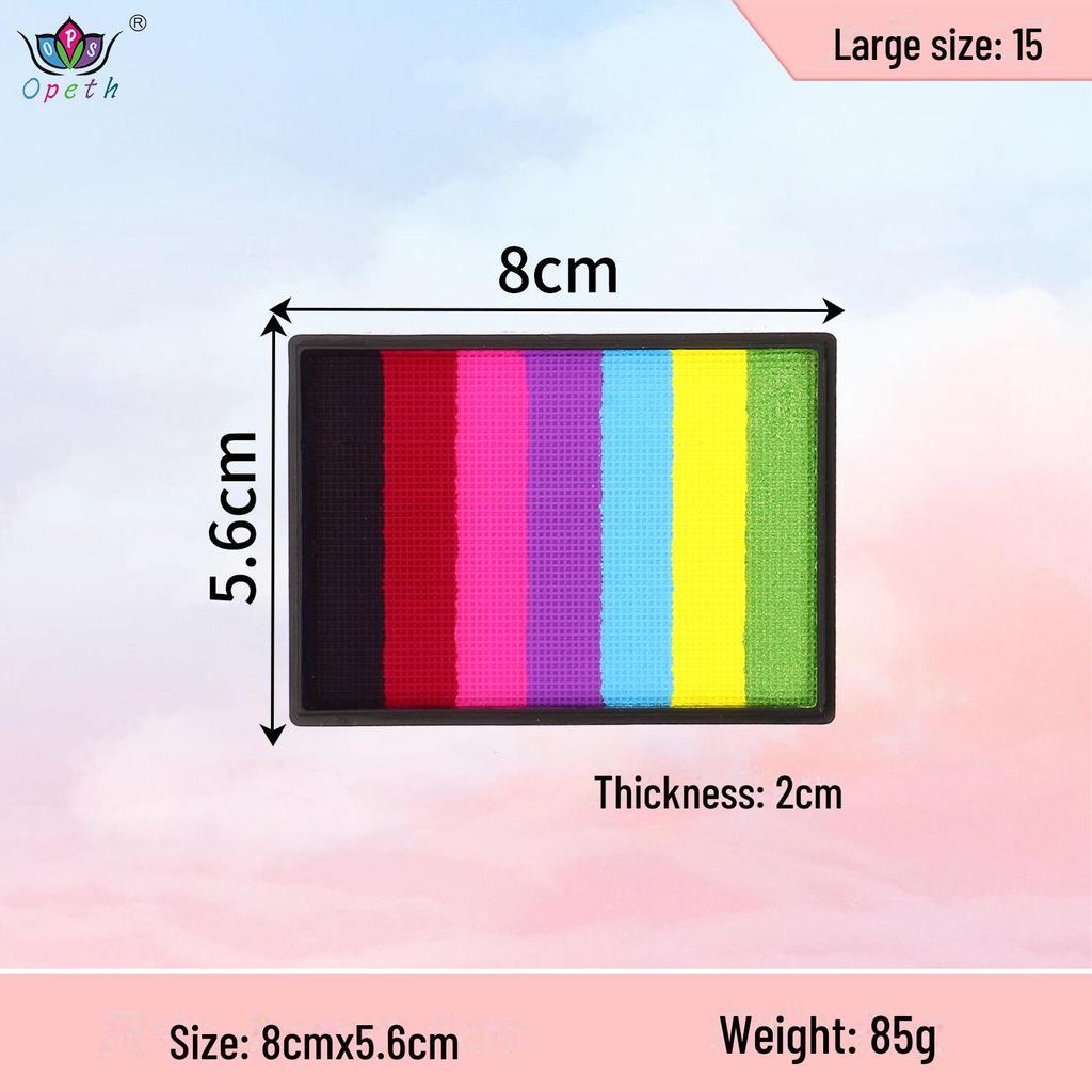 Водорастворимая радужная краска для лица для детей