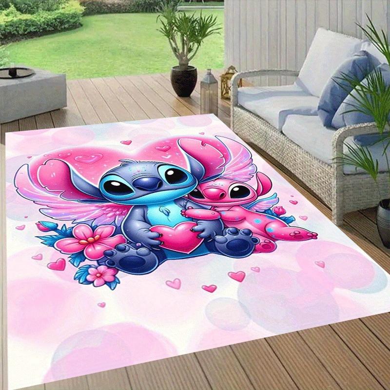 1pc Stitch Pattern Area Rug Soft Flannel Floor Mat for Living Room,Office,Bedroom and Carpet,Sofa Coffee Table Floor Mat