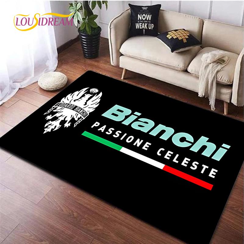 Bicycle logo Carpet for Living Room Bedroom Rugs Kitchen Kids Door Unslip Floor Mat Birthday gift photography props Alfombra Rug