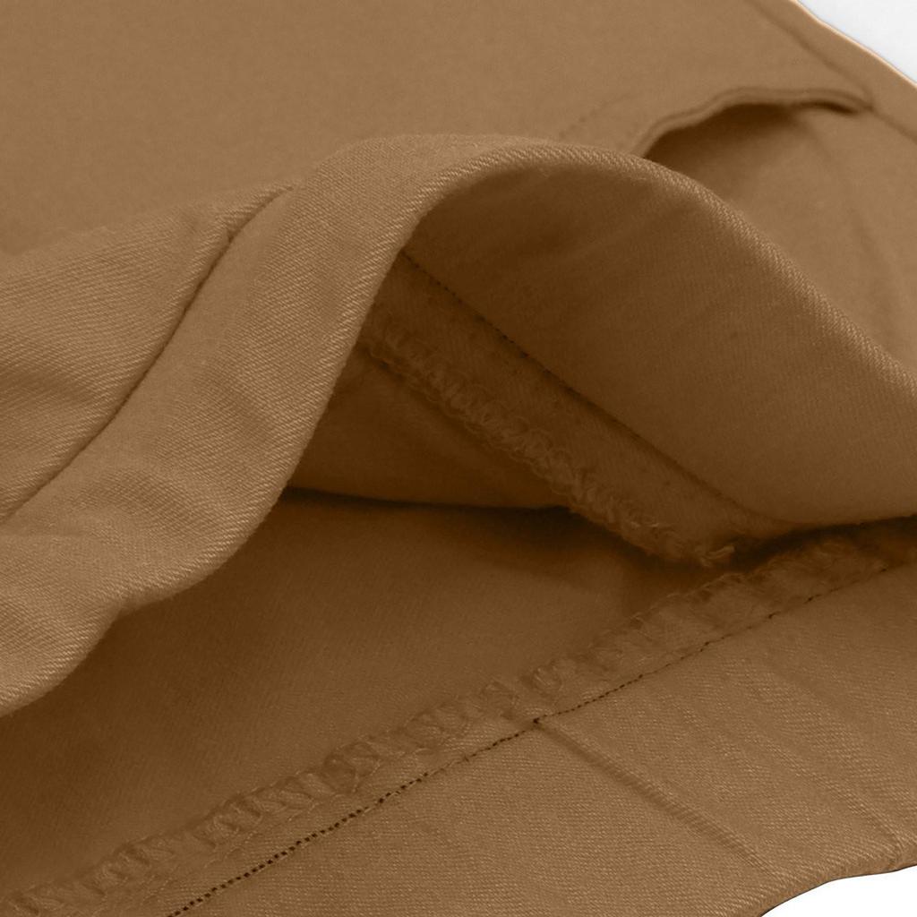 Women's Solid Color Casual Elastic Waist String Side Pocket Pencil Pants