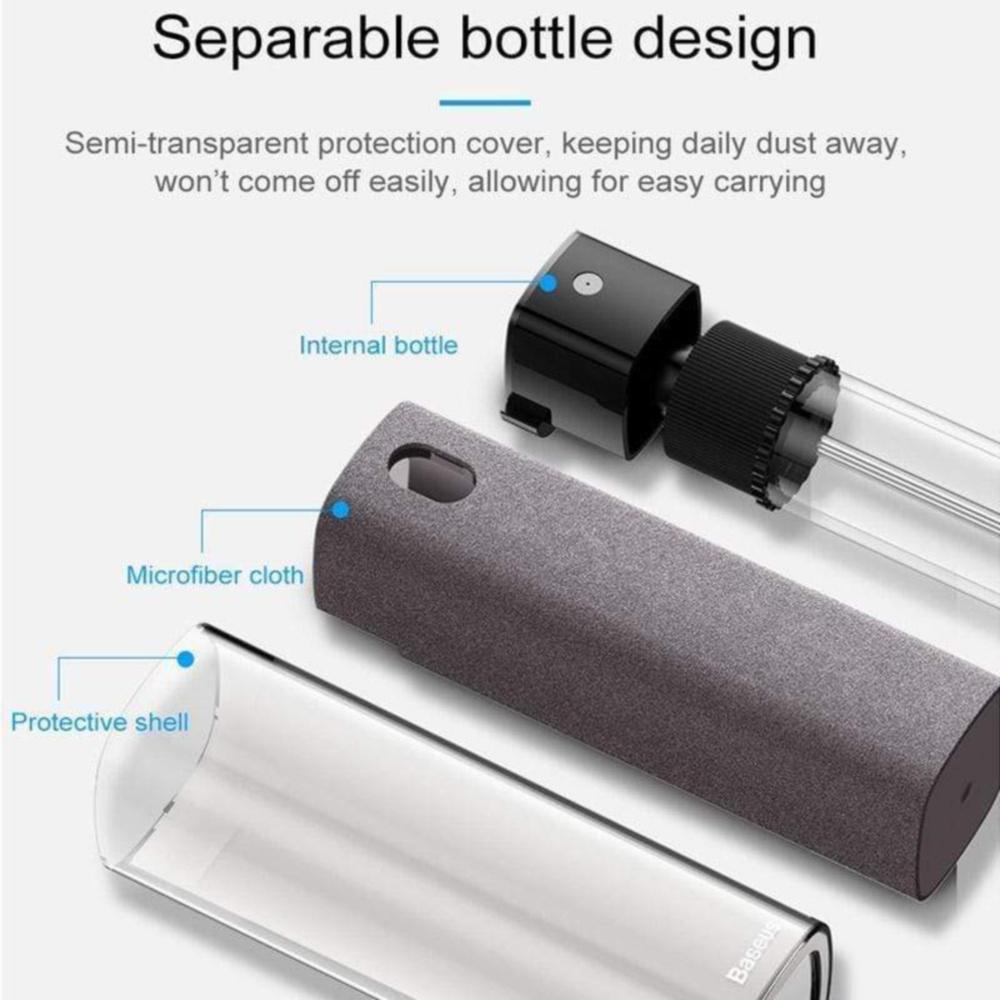 2 в 1 очиститель экрана спрей для удаления пыли с экрана мобильного телефона салфетка из микрофибры чистящие средства