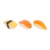 3Pcs Sushi Dog Toy Simulation Sushi Shape Soft Latex Dog Squeaky Food Toys for Small and Medium Dogs