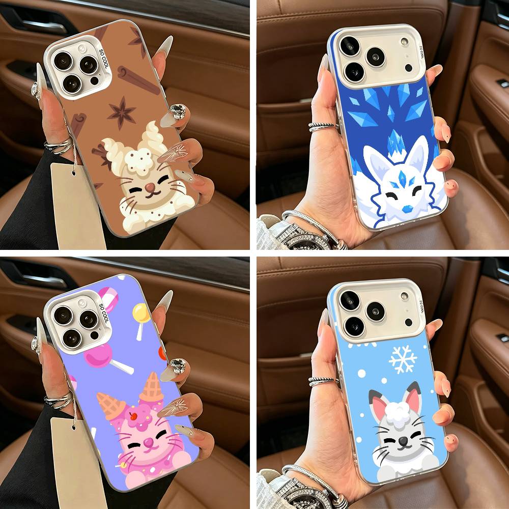 Чехол для телефона Adopt Me Game для iPhone 11 12 13 14 15 16 Pro Max Plus белый серебристый Чехол для телефона