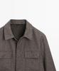 Шерстяной кардиган Massimo Dutti в елочку