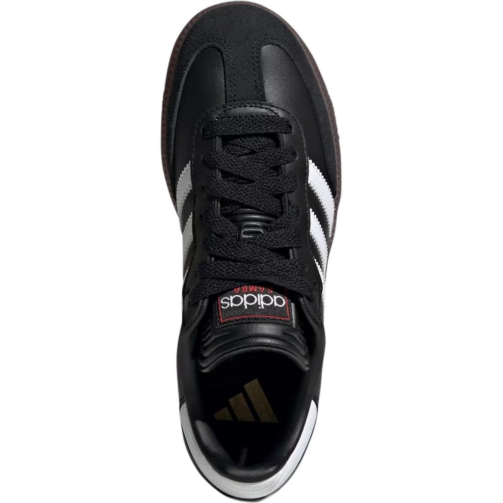 adidas Кроссовки Samba Indoor K Черно-белые с резиновой подошвой Детские None IF1945