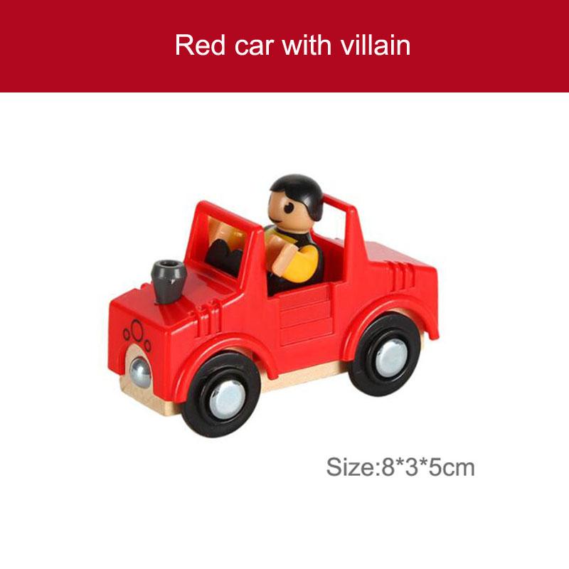 Деревянный магнитный поезд игрушечный локомотив деревянная железнодорожная машина аксессуары игрушки для детей подарки Fit Wood Biro Thomas Tracks