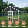 Chicken Coop Cover Tarp with Grommets Shading Awning Shade Cloth Netting for Outside Run Pen