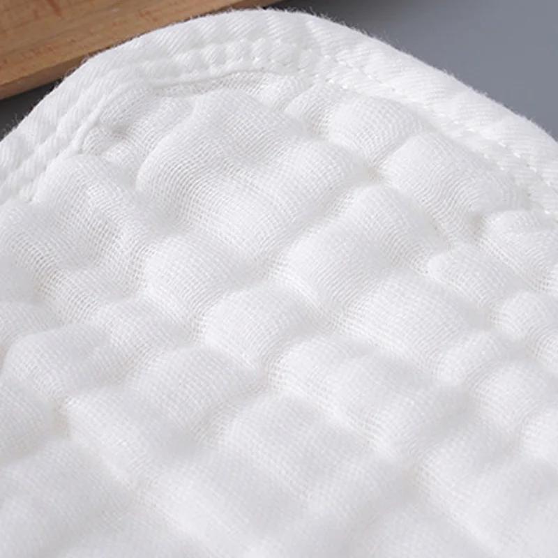 Muslin Newborn Towel Baby Items White 6 Layers Kids Hand Face Towels 100% Cotton Baby Bibs Burp Cloth 1/3Pcs 25*50cm Towel