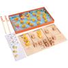 Fishing Wooden Duck Game Kids Educational Toy For Early Development Learning