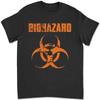 Металлическая футболка с логотипом Biohazard JAS1