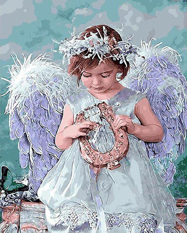 5D Full Square Diamond Art Painting Water Castle Beautiful Girl Handicraft Diamond Embroidery Unicorn Animal Diamond Mosaic Needlework Home Decor