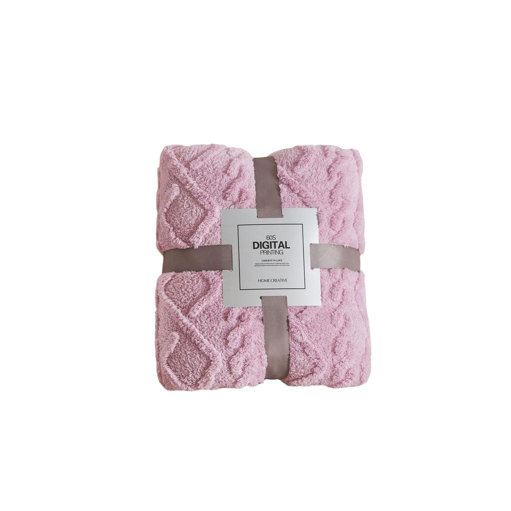 Taffeta  Solid Color Blanket Coral Velvet Flannel Blanket Thickened Cover Blanket Gift Blanket Home