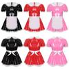 Mens Maid Costume Doll Collar Dress Ruffled Lace Apron Crossdresser Party Role Play Outfit