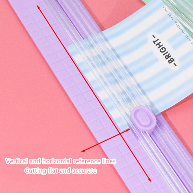 Portable A3 Paper Cutter Photo Cutter High Quality Durable Morandi Color Manual Cutting Tool Student School Office Supplies