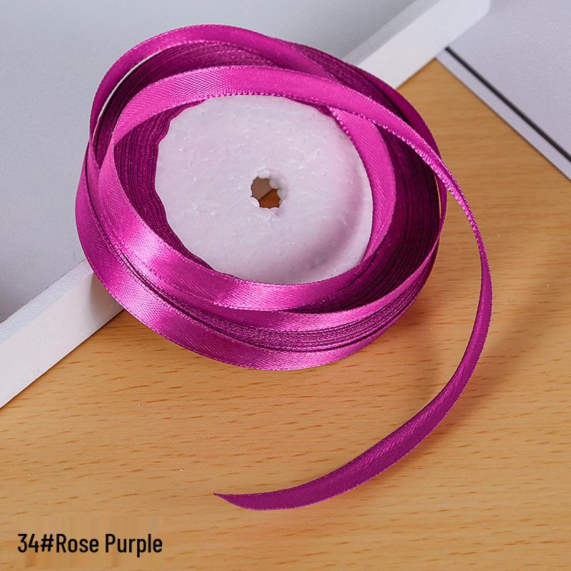 1 см атласная лента для украшения подарочной коробки и бантов, специальная для трансграничной торговли