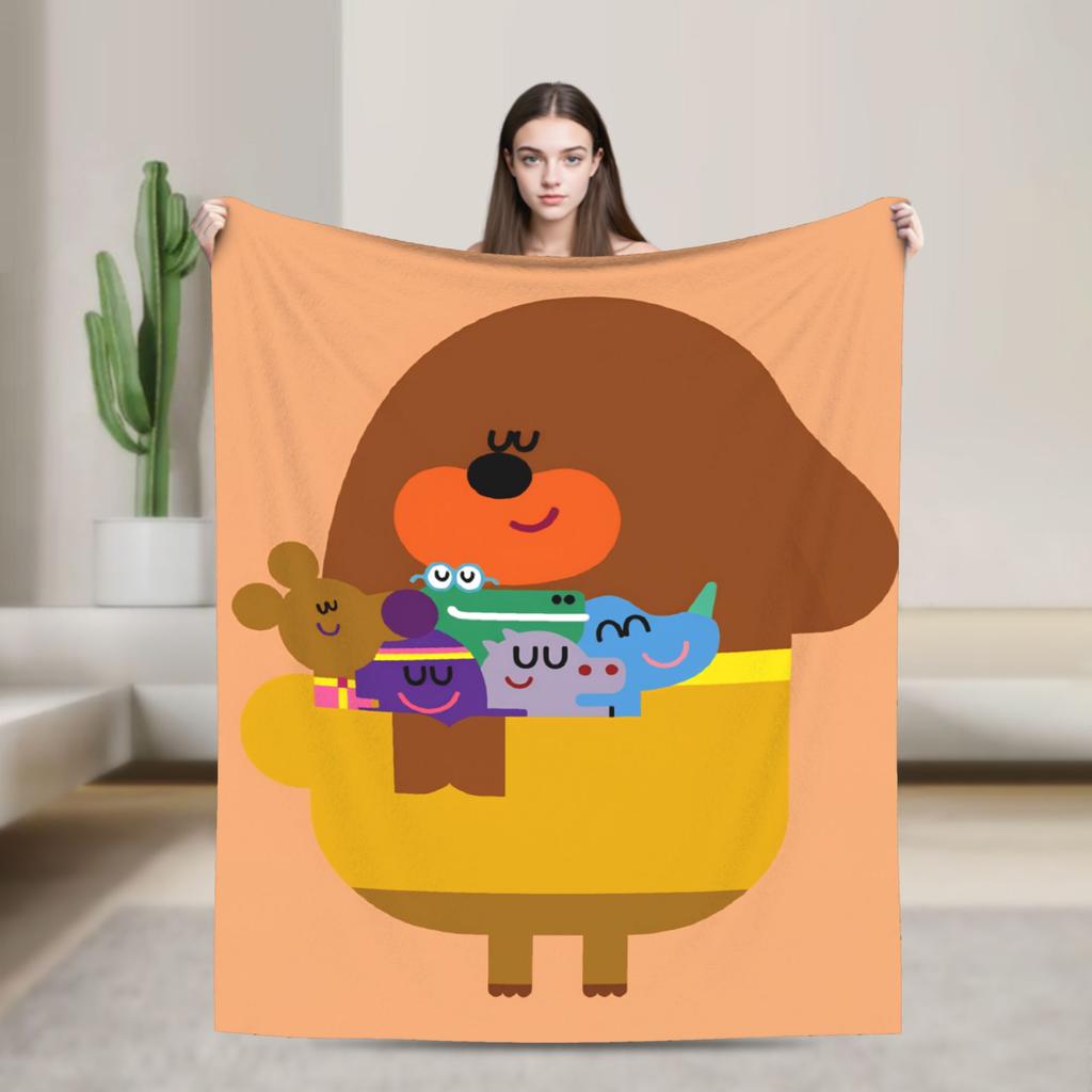 Hey-D-DuggeeS Blanket Winter Soft Comfy Throw Blanket For Girls Home Decor Flannel Bedspread Bed Cover