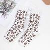 1/5 Pairs Fashion Leopard Print Socks for Women Soft Versatile Fashionable Girl Socks High Street Popular Cute Socks