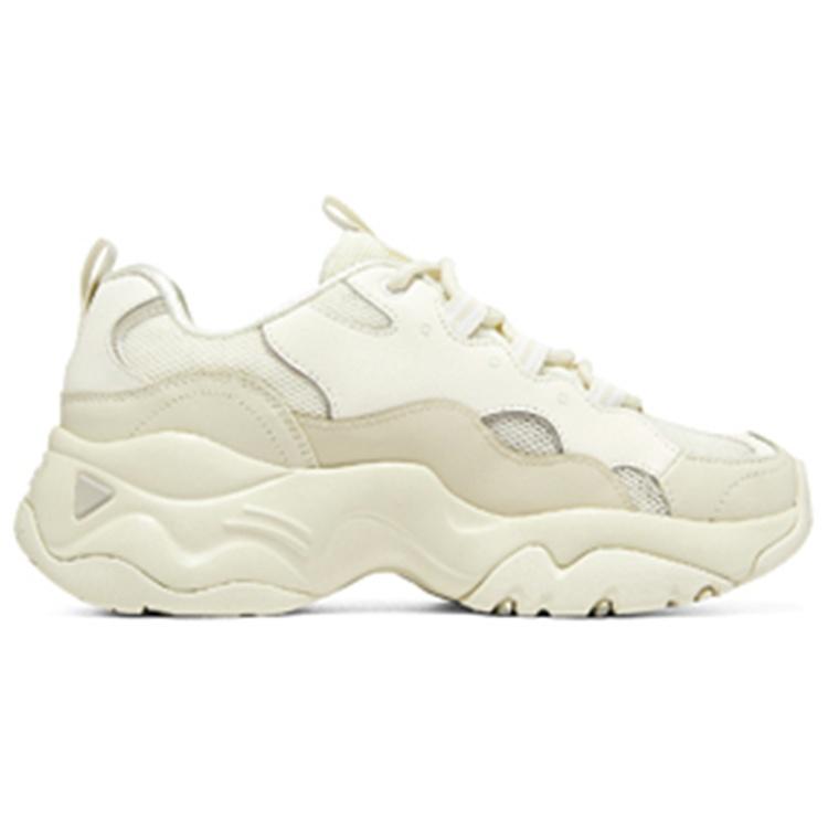 (WMNS) Skechers DLites 3.0 'White Beige' Women's 896008-NAT