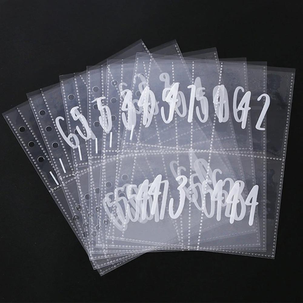 A5 Money Challenge Envelopes 4 Pocket Cash Filler Envelopes Money Pockets Refill Pages