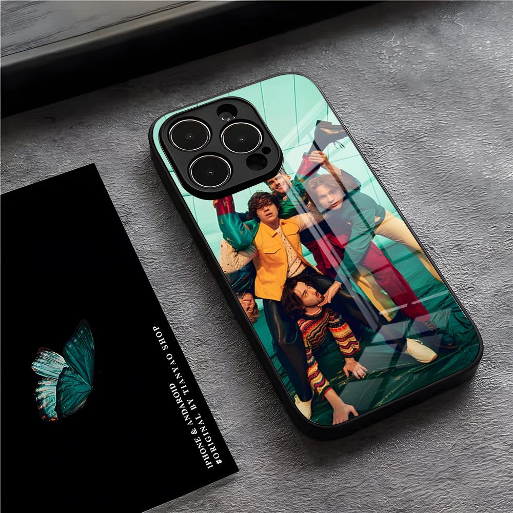 Чехол для телефона J-Joker Out Band для iPhone 17 Pro Max 15 Pro 16 14 Plus 12 13 Mini 11 Pro Ударопрочная стеклянная крышка