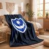 Portsmouth FC Theme Fleece Blanket Cozy Soft Plush Blanket For Bedroom Couch Travel