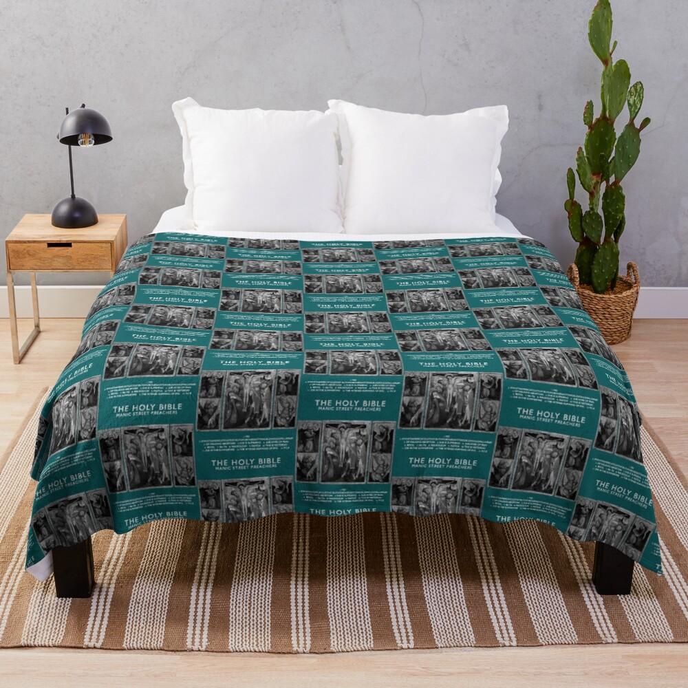 Manic Street Preachers Holy Bible Alt Cover Throw Blanket