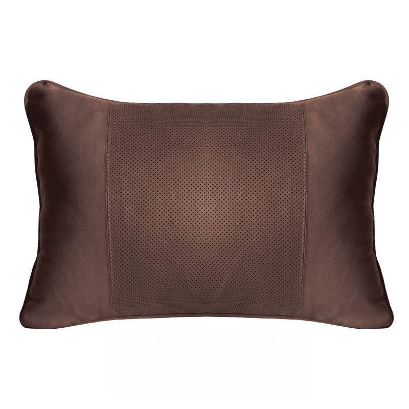 Suede Dupont Cotton Neck and Waist Support Pillow for Tesla and Mercedes-Benz S-Class Maybach