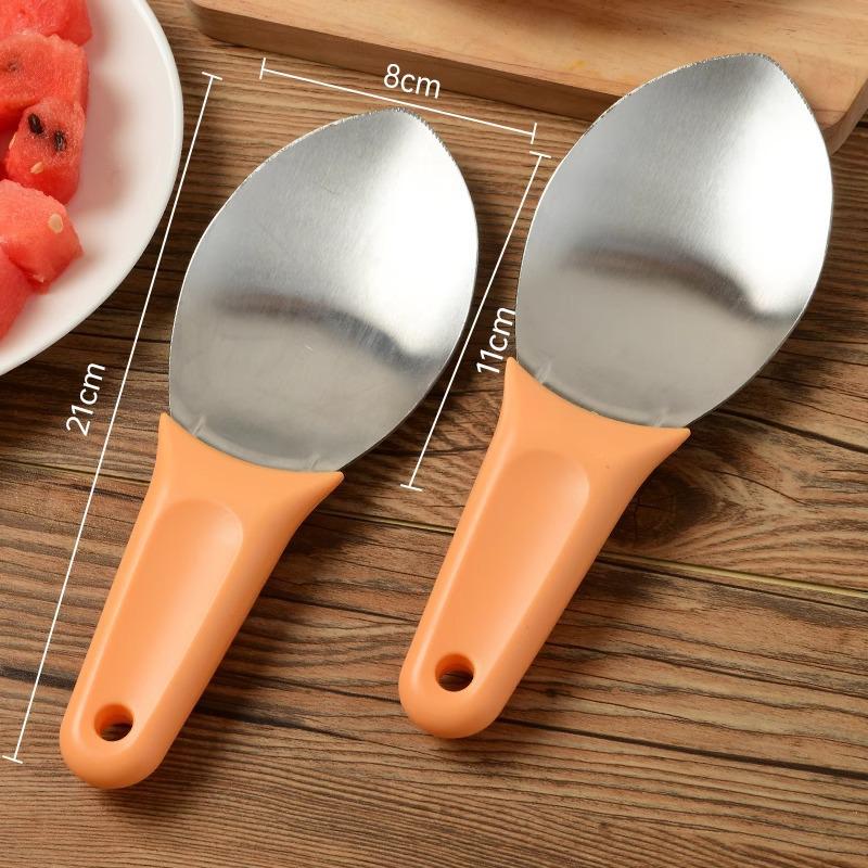 Слайсер и овощечистка для манго: Разделитель для фруктов и инструмент для нарезки из нержавеющей стали, также для арбуза.