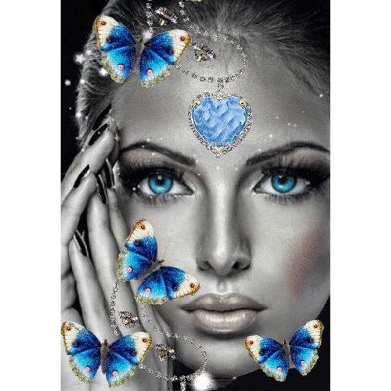 DIY Portrait 5D Diamond Painting Full Round Drill Resin Cartoon Diamont Embroidery Cross Stitch Wall Art Home Decor Gift