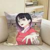 Anime Akanebanashi Sakuragawa Akane Square Sofa Pillow Cover Solid Color Living Room Home Decor Cushion Case