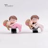 Home Kit Sweet Couple Bride Groom Model Miniature Landscape Wedding Decorative Ornament
