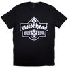 Мужская футболка Motorhead 50 Years Ace Wings Emblem Маленькая Черная