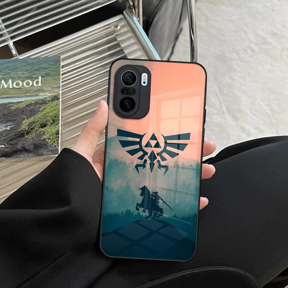 Мультяшный Аниме Игровой Чехол Z-Zelda для Телефона Xiaomi 14 13 12 11 13t 12t 11t POCO M6 M5 X6 X5 F6 F5 Ultra Pro Lite 5G закаленное стекло