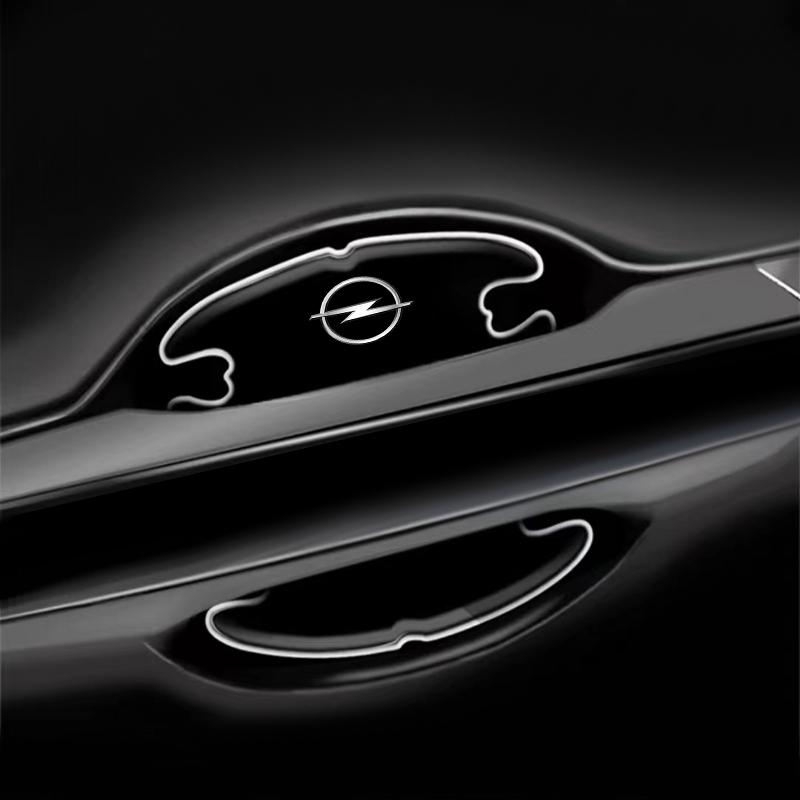 AAAYW1 Car door anti-collision strip door handle protection strip For Opel Astra j Insignia Astra g Corsa Zafira b Mokka Vivaro Meriva