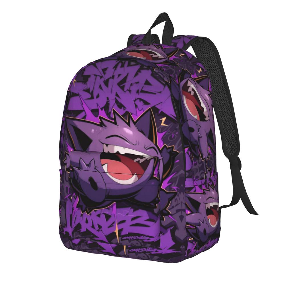 Модный рюкзак Покемон Mochilas Однотонный Школьный Прочный Наплечный Рюкзак