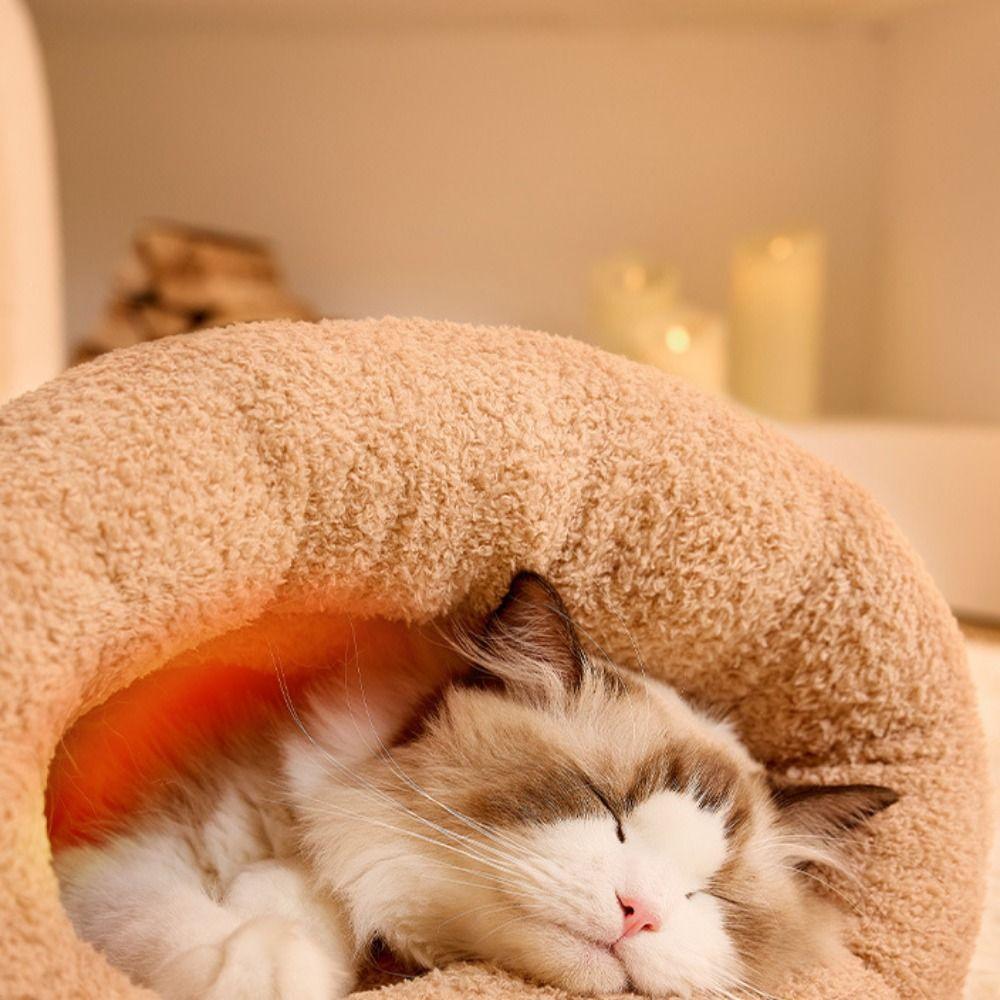 Soft Cat Sleeping Bag Semi-closed Tunnel Cat Nest Creative Warm Cat Nest for Puppy Cats Rabbits