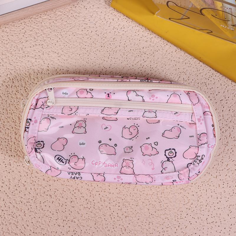 Kawaii Пенал Аниме Кукла Милый Розовый Большой Картридж Школьные Принадлежности Мешочек Подарок