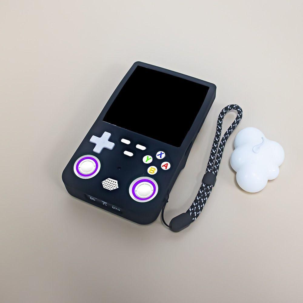 Anti-Scratch Game Console Cover Silicone Sleeve Shell for R36 Ultra Handheld Game Accessories