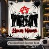 Personalized Wall Tapestry,ATEEZ Custom Printed Name, Fabric Wall Art For Indoor Room Backdrop