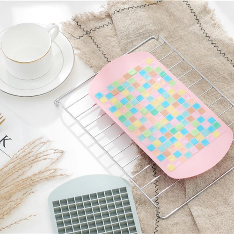 160 Маленький квадратный силиконовый лоток для льда, мини-форма для измельченного льда, льдогенератор, форма для кубиков льда, коробка для льда