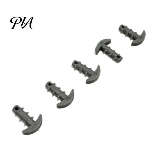 Fishing Tackle 5Pcs Anchor-Shaped Sinker Set, with Anti-slip Locking Hook, Professional Corrosion-Resistant Heavy Duty Weight, Gear