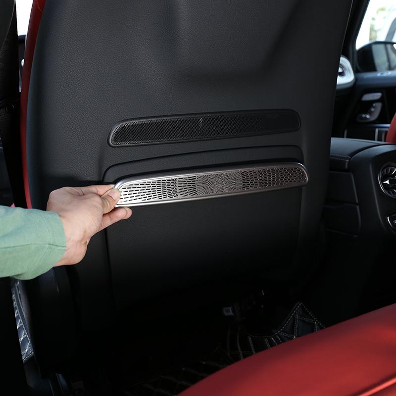 Для Mercedes-Benz G Class W463 G500 G63-Стайлинг автомобиля, декоративные полоски на спинку сиденья, наклейки для отделки салона