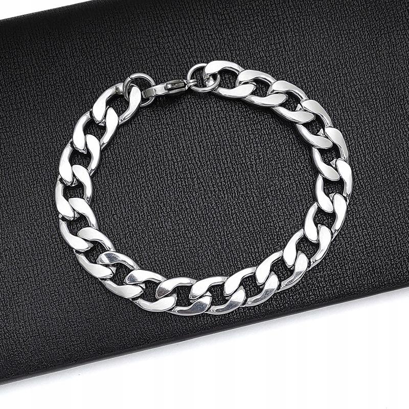 DIAMOND Silver Men' Bracelet 22cm Bracelet + FREE