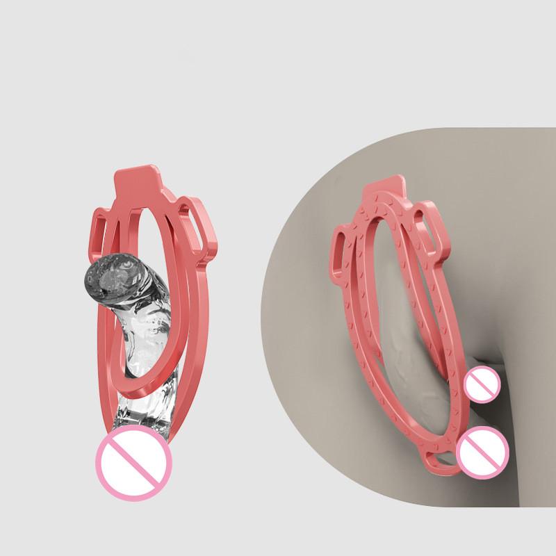 Зажим Клетка целомудрия Sissy Замок на пенис Bdsm Тренировочная клетка для члена Уретральное устройство целомудрия Взрослый секс-игрушка Защитный зажим