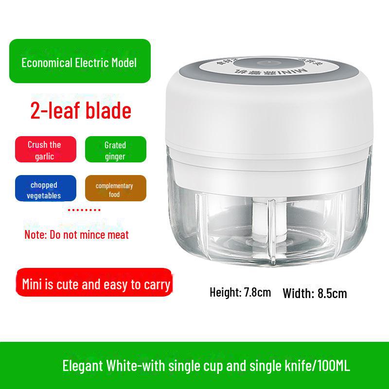 Многофункциональная электрическая чесночница и давилка для домашнего использования