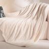 Gemarwel Blanket for Winter Superb Single Blanket for Air Conditioning Washable Microfiber Soft To the Touch Warm Flannel Stylish Scandinavian Fluffy