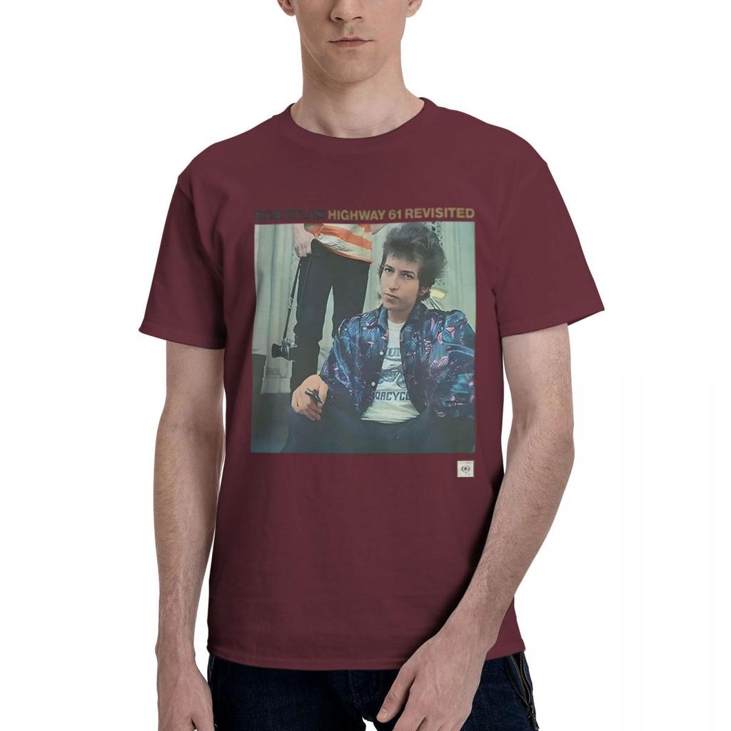Bob Dylan Highway 61 Revisited 100 Cotton Casual Breathable Confortable Summer Funny Mens TShirts Funny Gifts